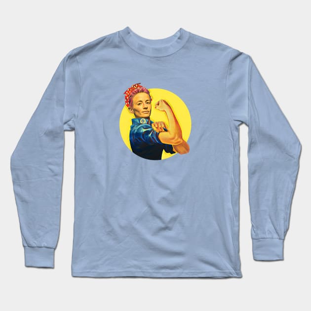 Rapinoe: We Can Do It Long Sleeve T-Shirt by StripTees